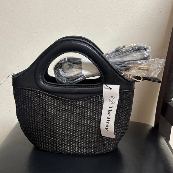 The Drop Black Woven Mini Bag - Picture 6 of 6